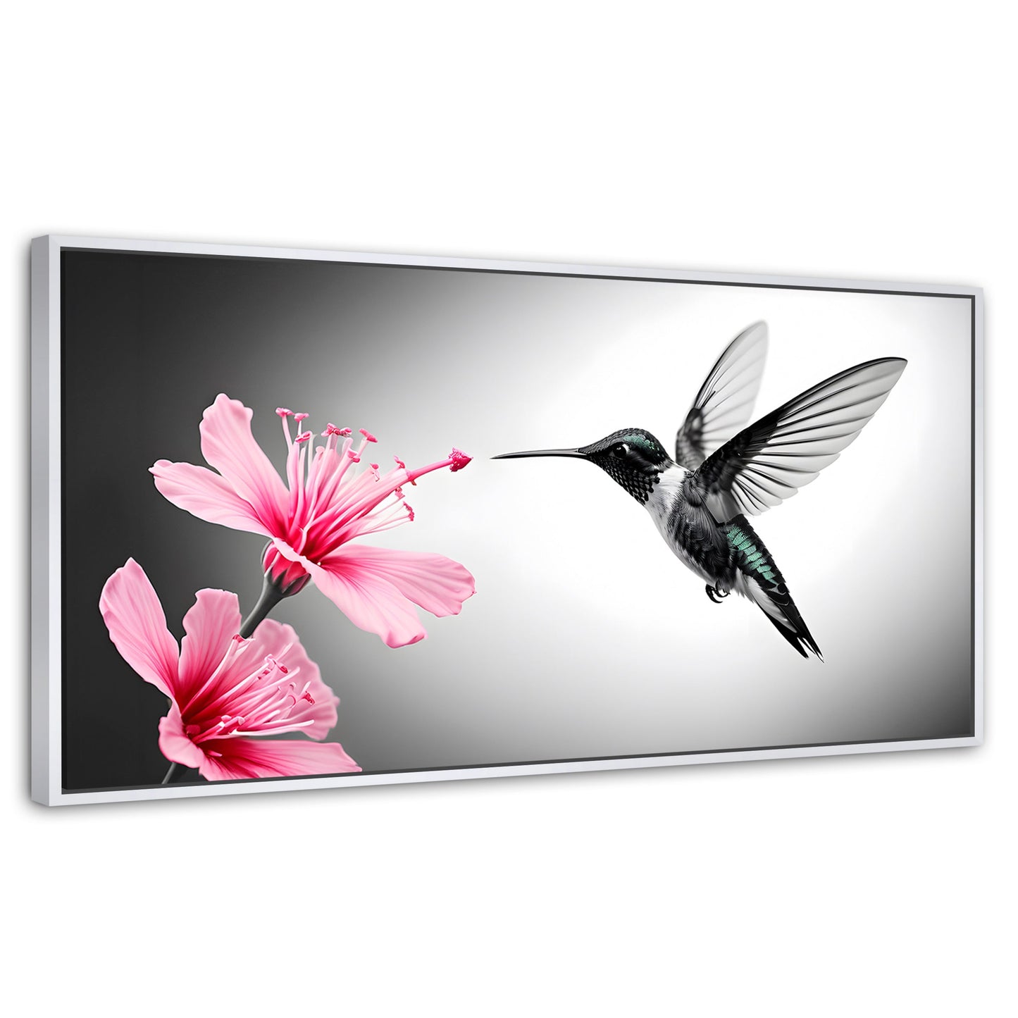 Cuadros Decorativos Canvas Revolution | Amanecer Rosado | Panoramico | Portada | Marco Dorado