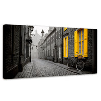Cuadros Decorativos Canvas Revolution | Amarillo Resplandor | Panoramico | Portada | Marco SinMarco