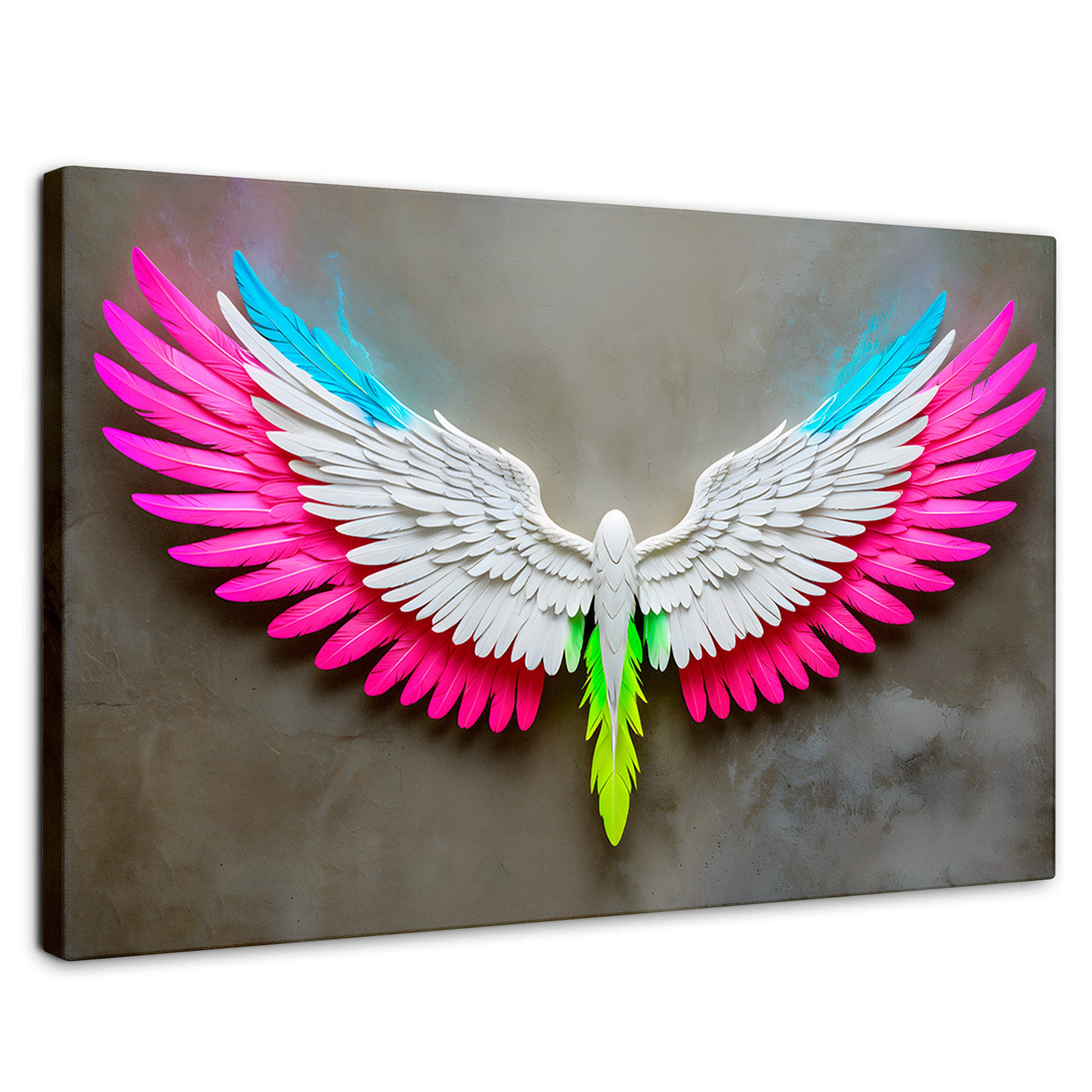 Cuadros Decorativos Canvas Revolution | Angel Alas De Luz | Rectangular | Portada | Marco SinMarco