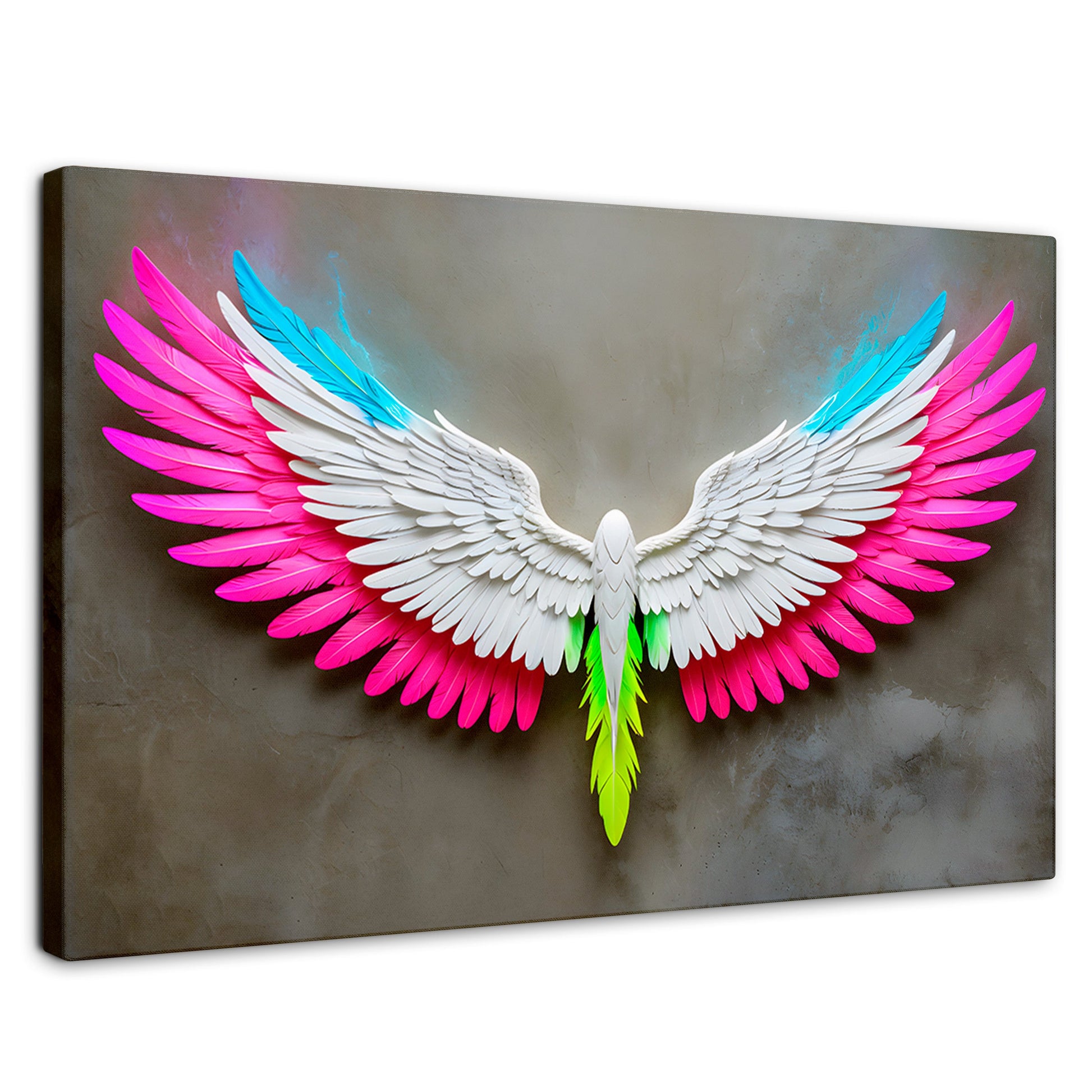 Cuadros Decorativos Canvas Revolution | Angel Alas De Luz | Rectangular | Portada | Marco SinMarco