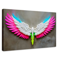 Cuadros Decorativos Canvas Revolution | Angel Alas De Luz | Rectangular | Portada | Marco SinMarco