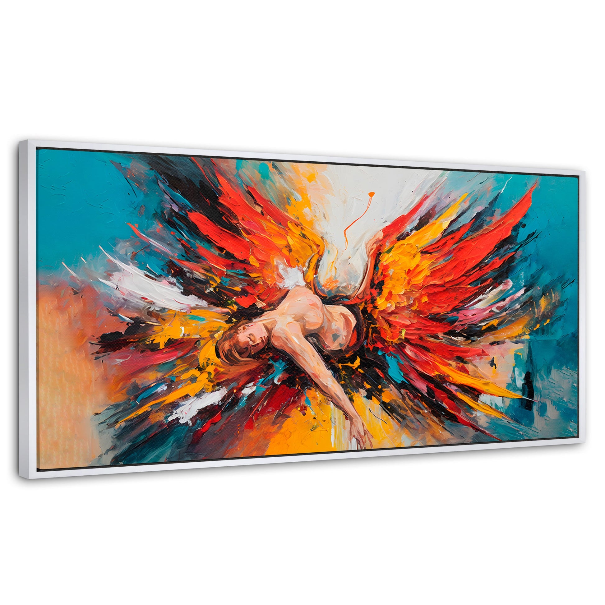 Cuadros Decorativos Canvas Revolution | Angel Caido Colores | Panoramico | Portada