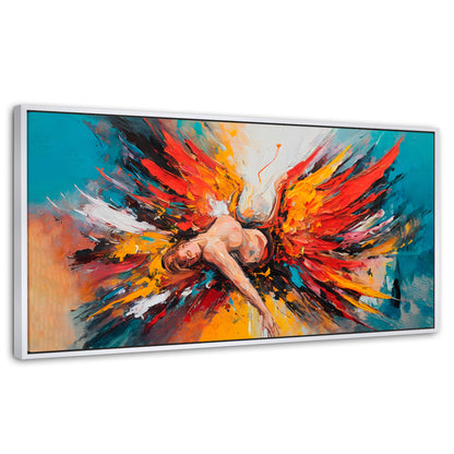 Cuadros Decorativos Canvas Revolution | Angel Caido Colores | Panoramico | Portada