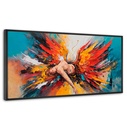 Cuadros Decorativos Canvas Revolution | Angel Caido Colores | Panoramico | Portada
