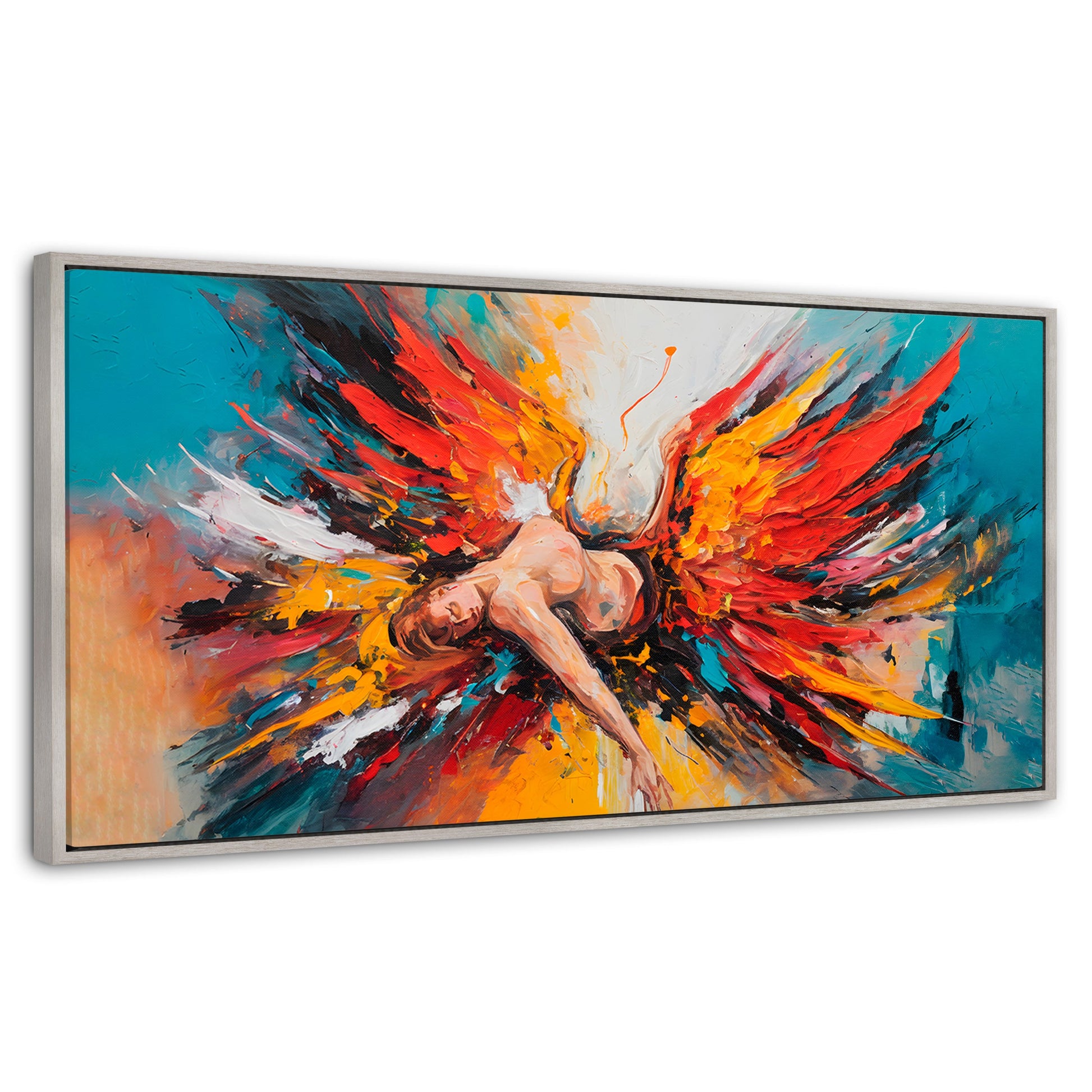 Cuadros Decorativos Canvas Revolution | Angel Caido Colores | Panoramico | Portada