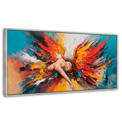 Cuadros Decorativos Canvas Revolution | Angel Caido Colores | Panoramico | Portada