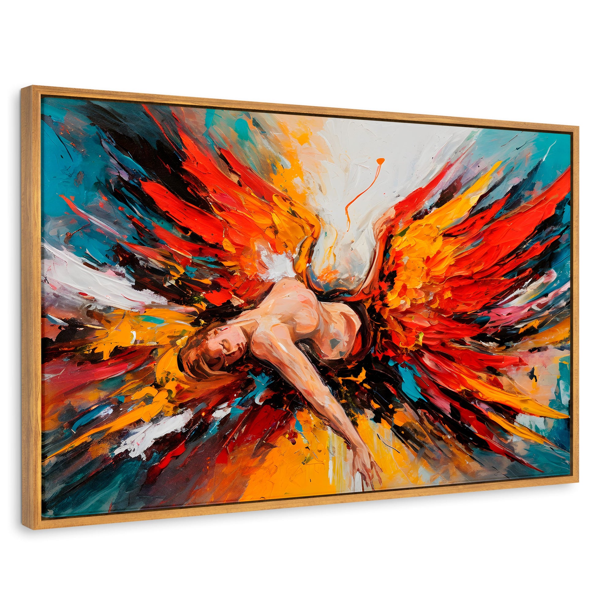 Cuadros Decorativos Canvas Revolution | Angel Caido Colores | Rectangular | Portada