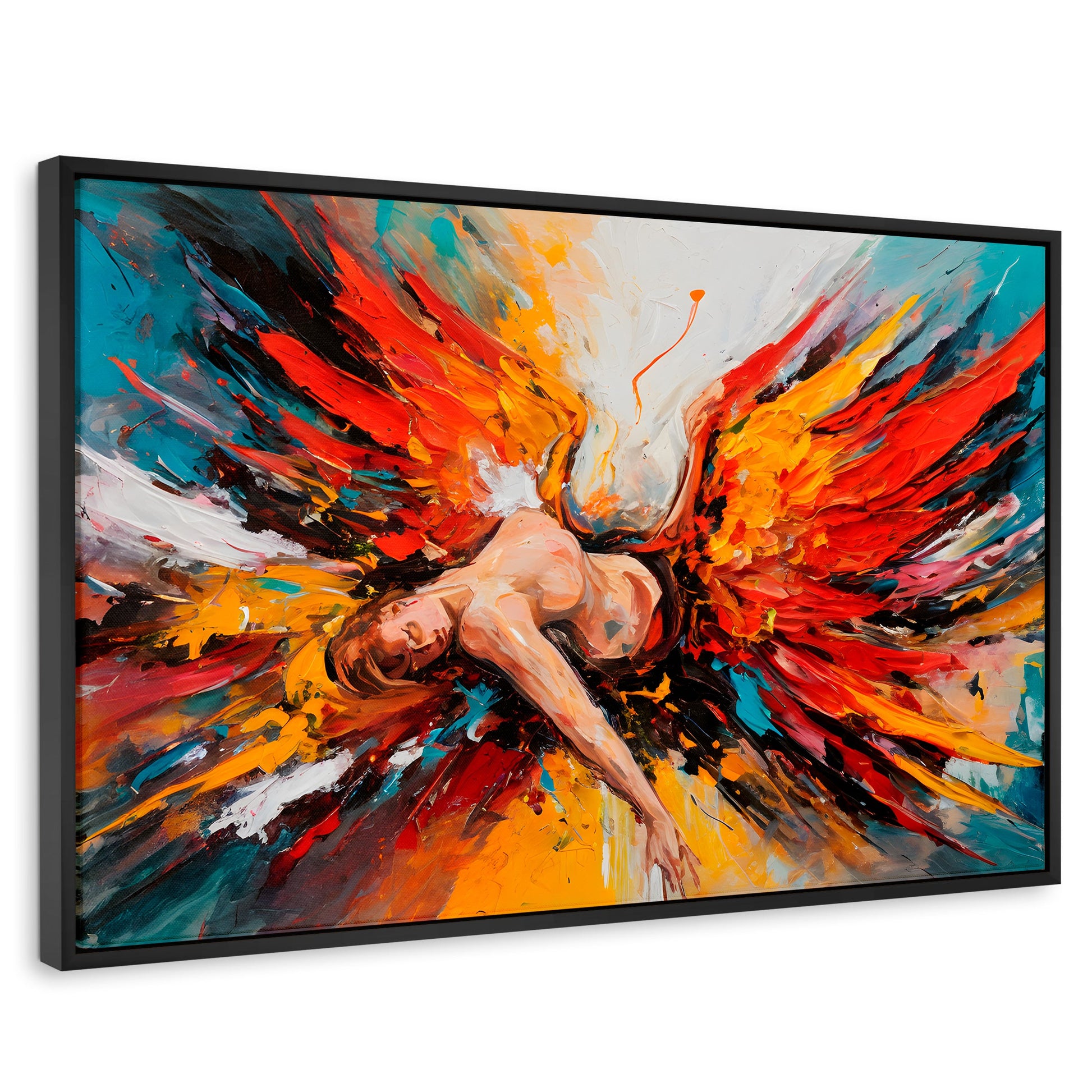 Cuadros Decorativos Canvas Revolution | Angel Caido Colores | Rectangular | Portada