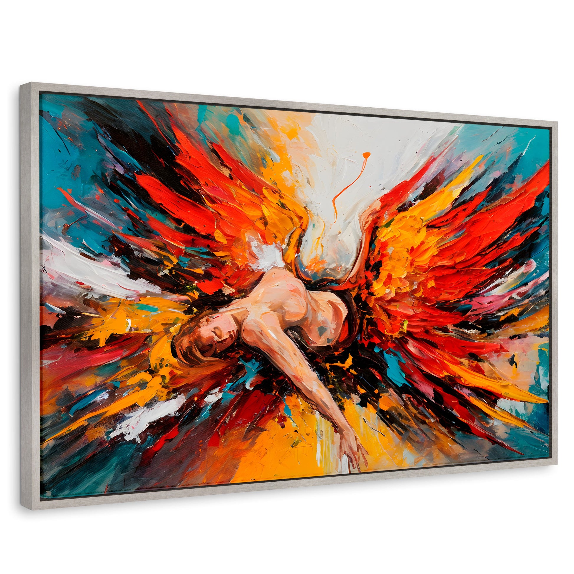Cuadros Decorativos Canvas Revolution | Angel Caido Colores | Rectangular | Portada