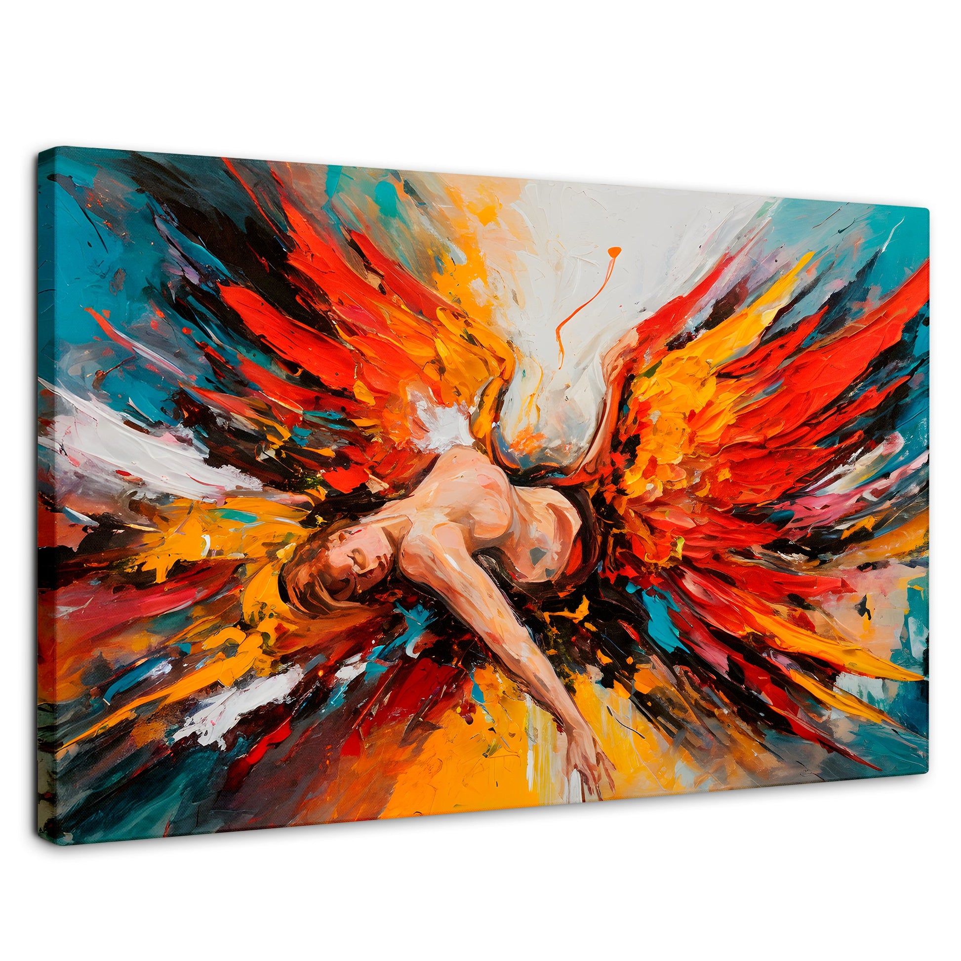 Cuadros Decorativos Canvas Revolution | Angel Caido Colores | Rectangular | Portada