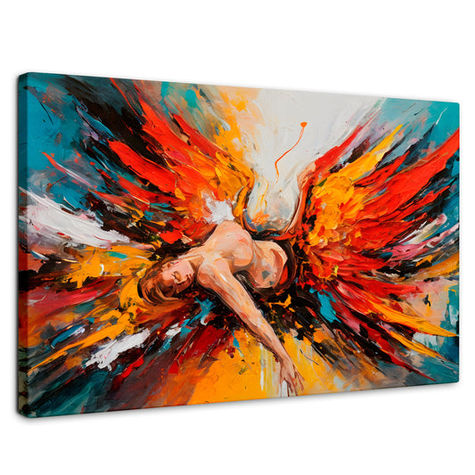 Cuadros Decorativos Canvas Revolution | Angel Caido Colores | Rectangular | Portada