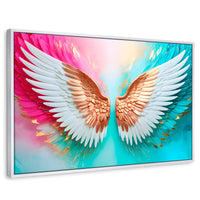 Cuadros Decorativos Canvas Revolution | Angel Espiritu Luz | Rectangular | Portada | Marco Blanco