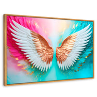 Cuadros Decorativos Canvas Revolution | Angel Espiritu Luz | Rectangular | Portada | Marco Madera