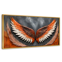 Cuadros Decorativos Canvas Revolution | Angel Luz Divina | Panoramico | Portada | Marco Madera