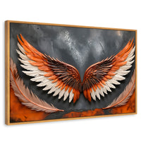 Cuadros Decorativos Canvas Revolution | Angel Luz Divina | Rectangular | Portada | Marco Madera