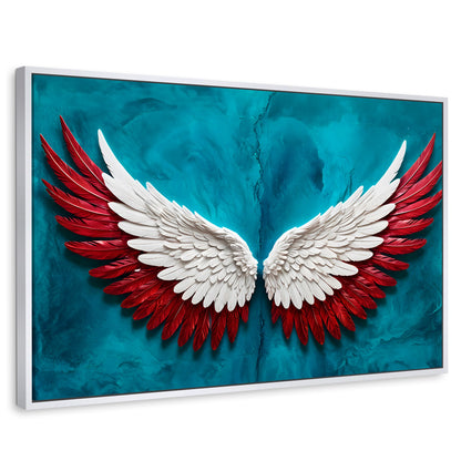 Cuadros Decorativos Canvas Revolution | Angel Vuelo Puro | Rectangular | Portada | Marco Blanco