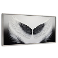 Cuadros Decorativos Canvas Revolution | Angel Vuelo Sagrado | Panoramico | Portada | Marco Blanco