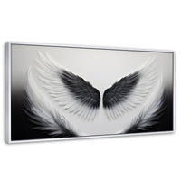 Cuadros Decorativos Canvas Revolution | Angel Vuelo Sagrado | Panoramico | Portada | Marco Dorado