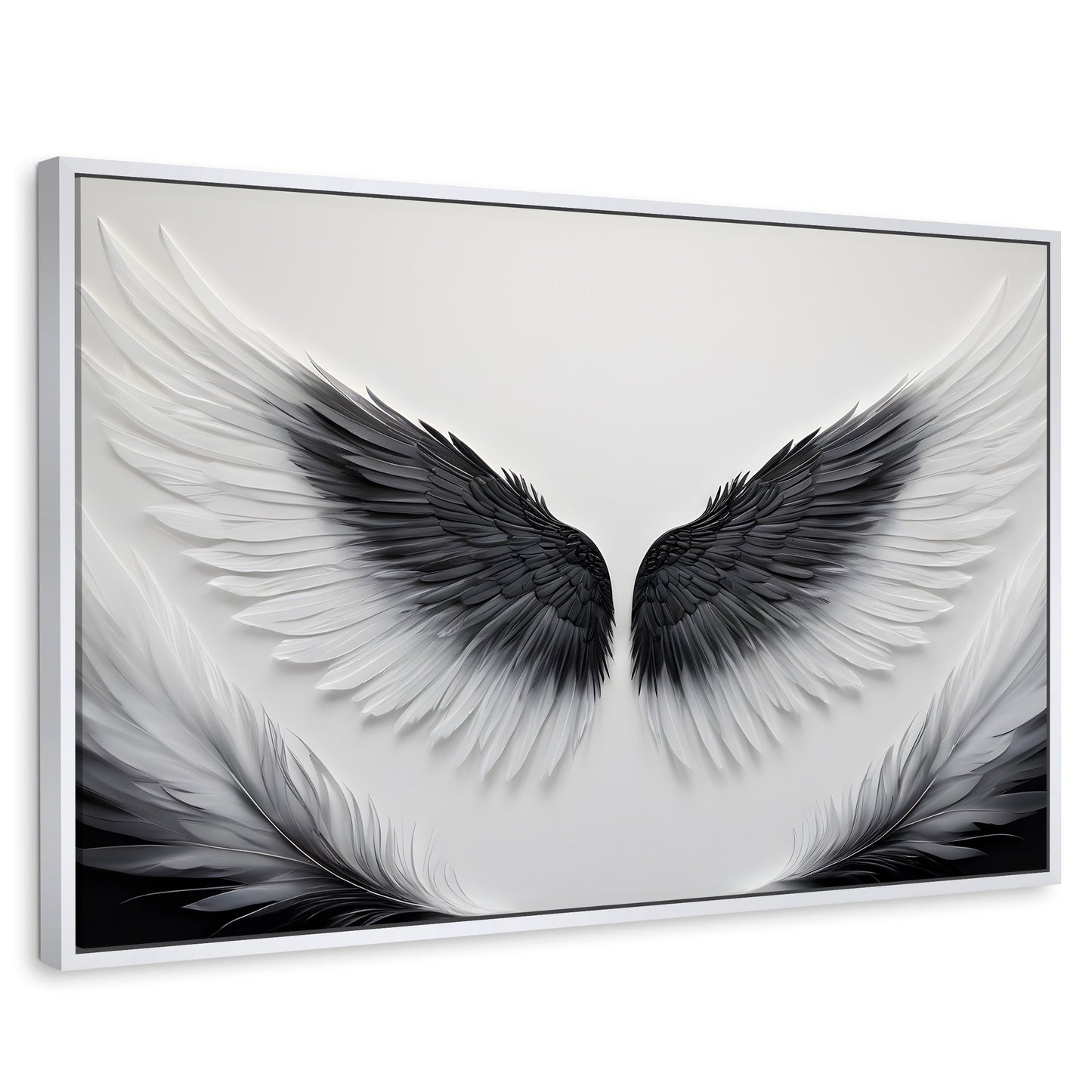 Cuadros Decorativos Canvas Revolution | Angel Vuelo Sagrado | Rectangular | Portada | Marco Blanco