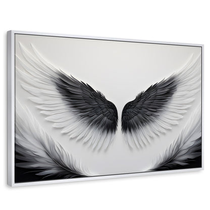 Cuadros Decorativos Canvas Revolution | Angel Vuelo Sagrado | Rectangular | Portada | Marco Blanco