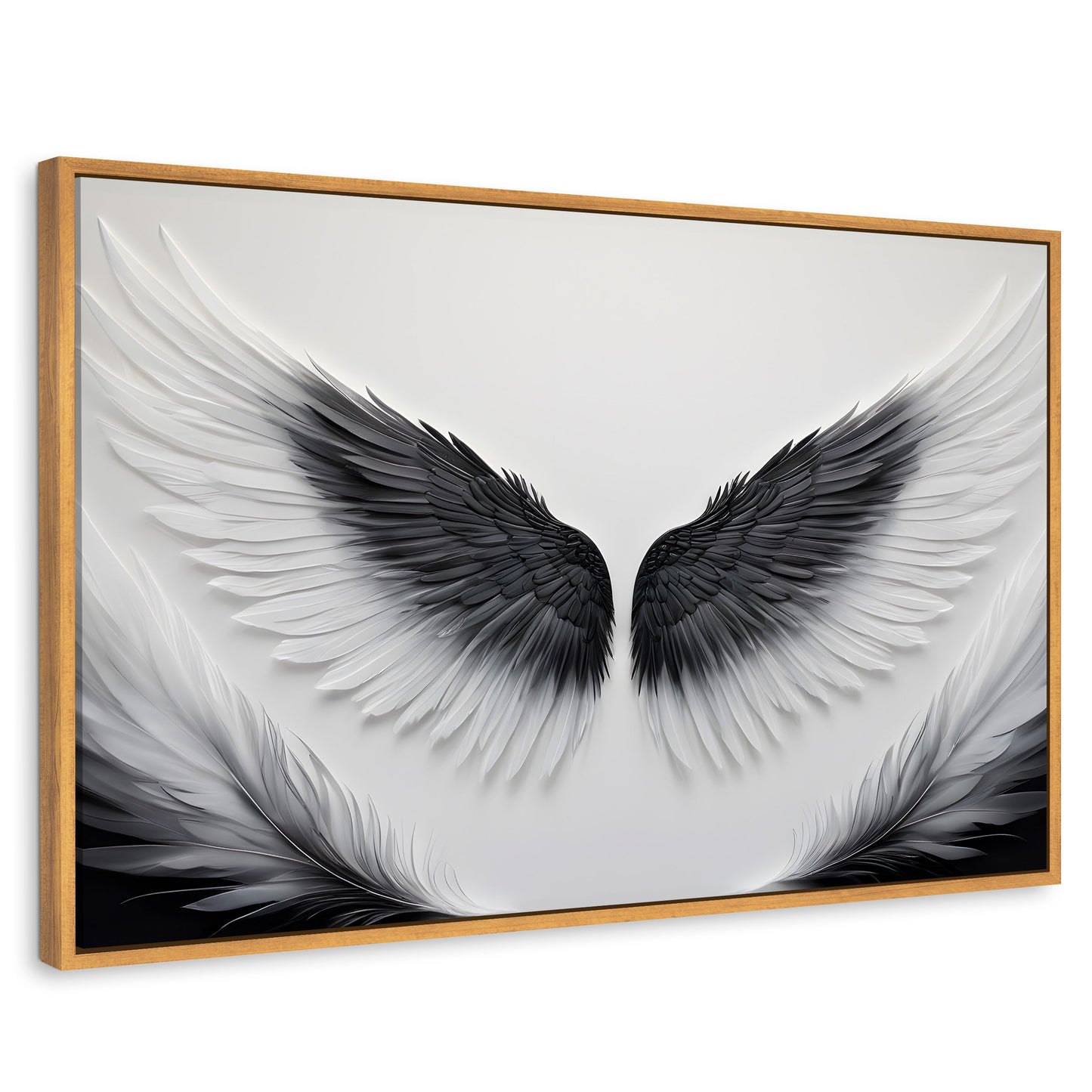 Cuadros Decorativos Canvas Revolution | Angel Vuelo Sagrado | Rectangular | Portada | Marco Madera
