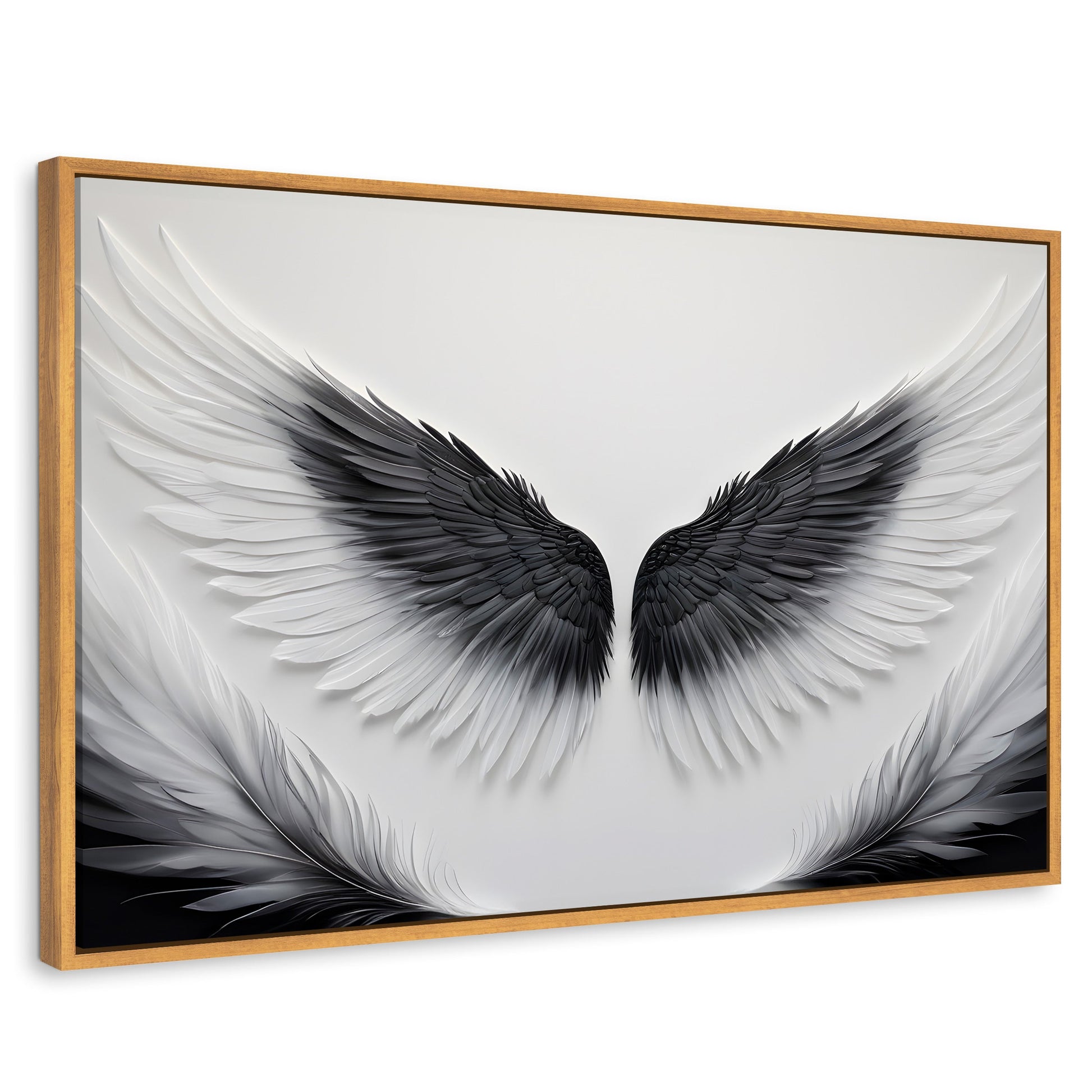 Cuadros Decorativos Canvas Revolution | Angel Vuelo Sagrado | Rectangular | Portada | Marco Madera