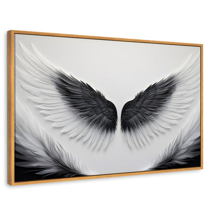 Cuadros Decorativos Canvas Revolution | Angel Vuelo Sagrado | Rectangular | Portada | Marco Madera