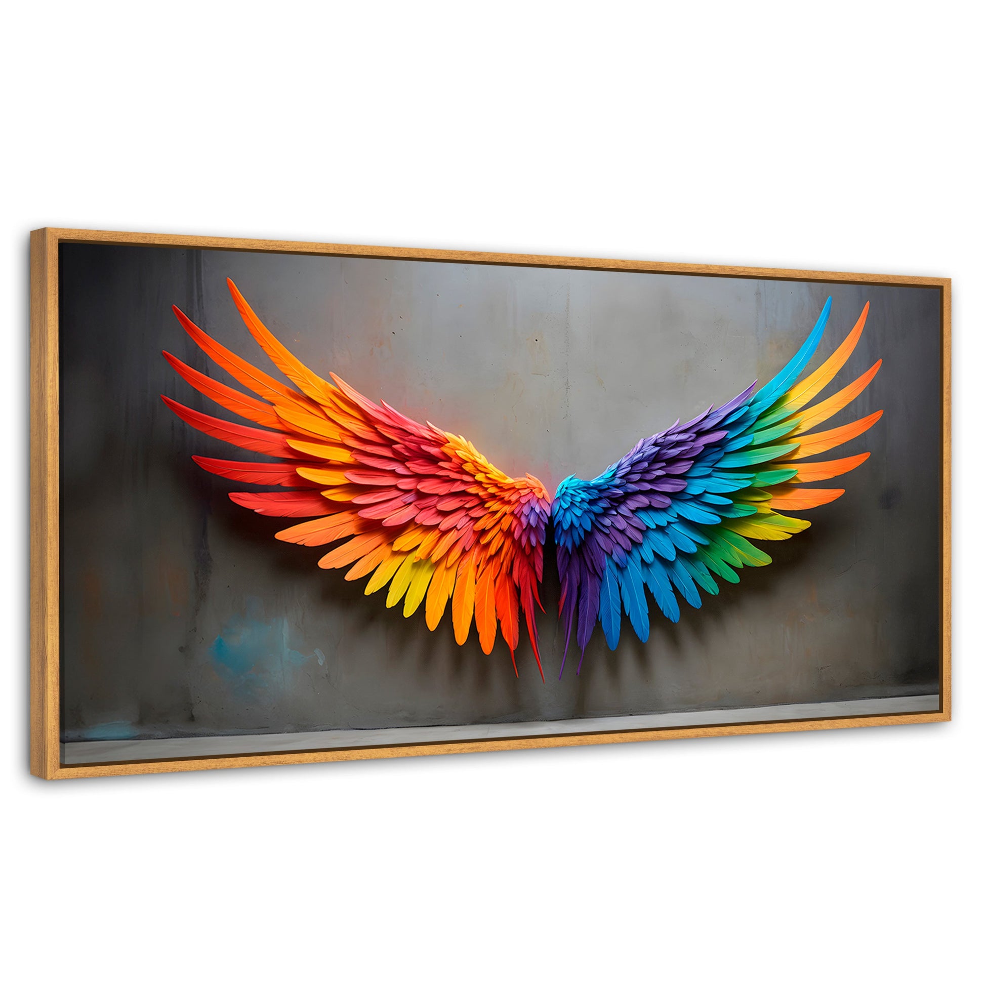 Cuadros Decorativos Canvas Revolution | Angel Vuelo Sutil | Panoramico | Portada | Marco Negro