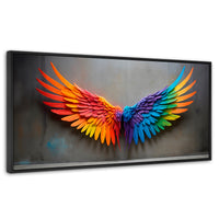 Cuadros Decorativos Canvas Revolution | Angel Vuelo Sutil | Panoramico | Portada | Marco Plateado