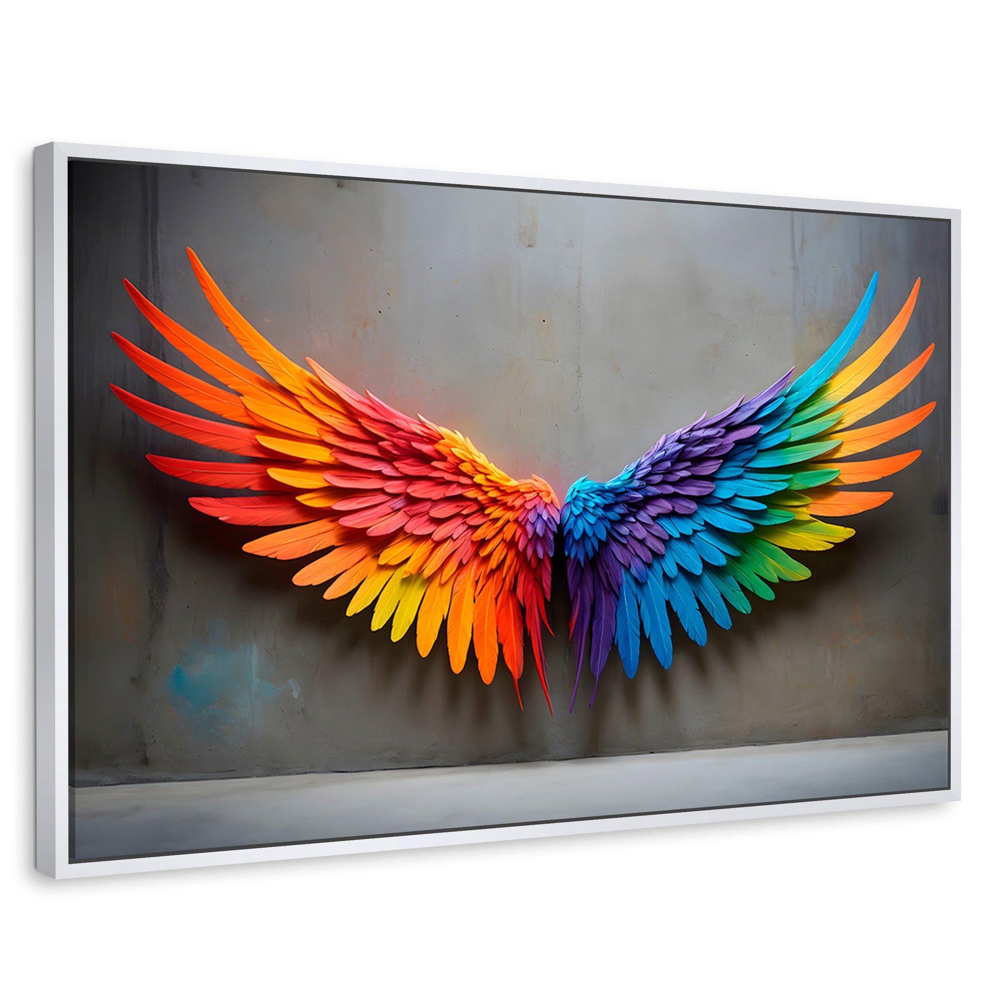 Cuadros Decorativos Canvas Revolution | Angel Vuelo Sutil | Rectangular | Portada | Marco Blanco