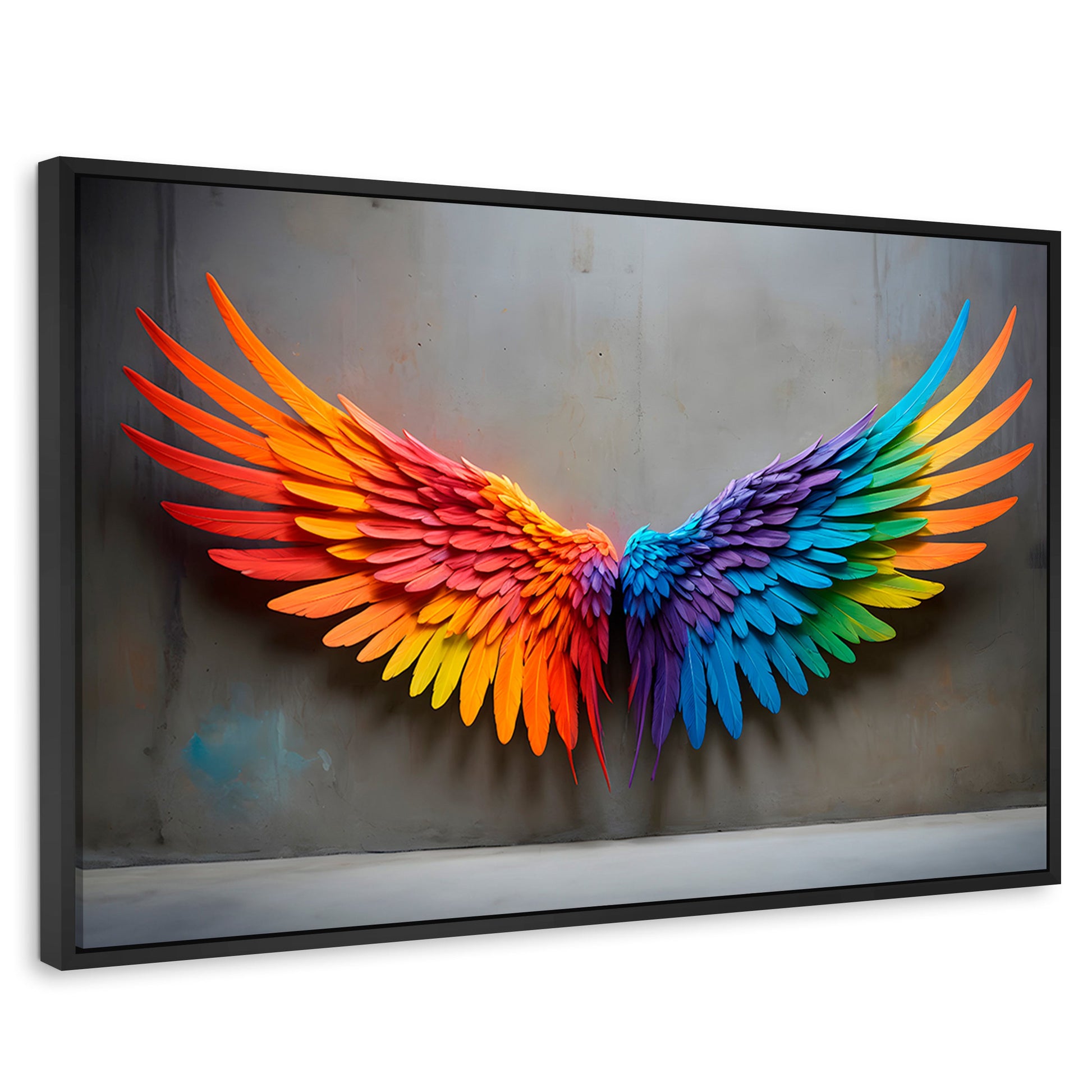 Cuadros Decorativos Canvas Revolution | Angel Vuelo Sutil | Rectangular | Portada | Marco Negro