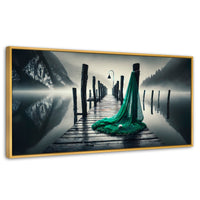 Cuadros Decorativos Canvas Revolution | Aqua En El Muelle | Panoramico | Portada | Marco Madera