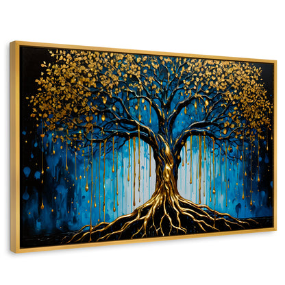 Cuadros Decorativos Canvas Revolution | Arbol Alma Dorada | Rectangular | Portada