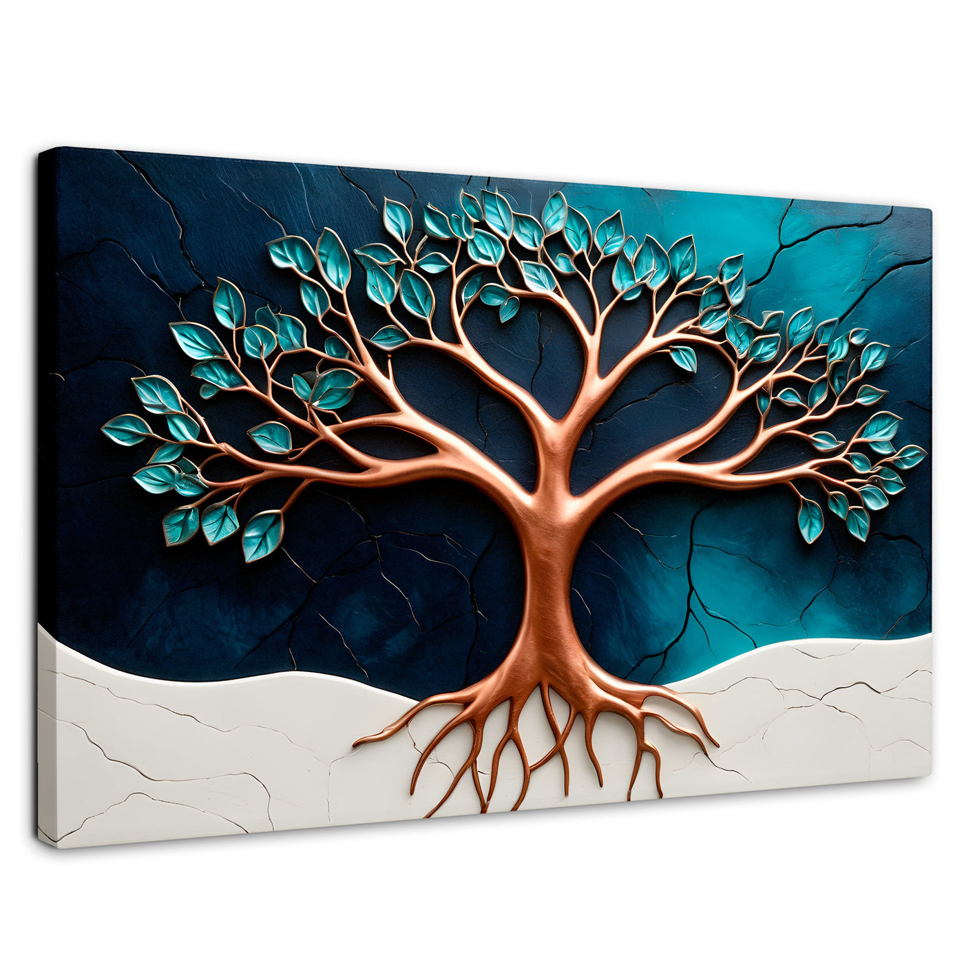Cuadros Decorativos Canvas Revolution | Arbol Luminoso | Rectangular | Portada | Marco SinMarco