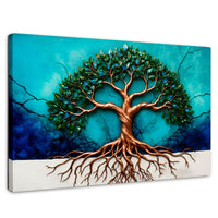 Cuadros Decorativos Canvas Revolution | Arbol Vida Energia | Rectangular | Portada | Marco SinMarco