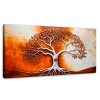 Cuadros Decorativos Canvas Revolution | Arbol Vida Tierra | Panoramico | Portada | Marco SinMarco