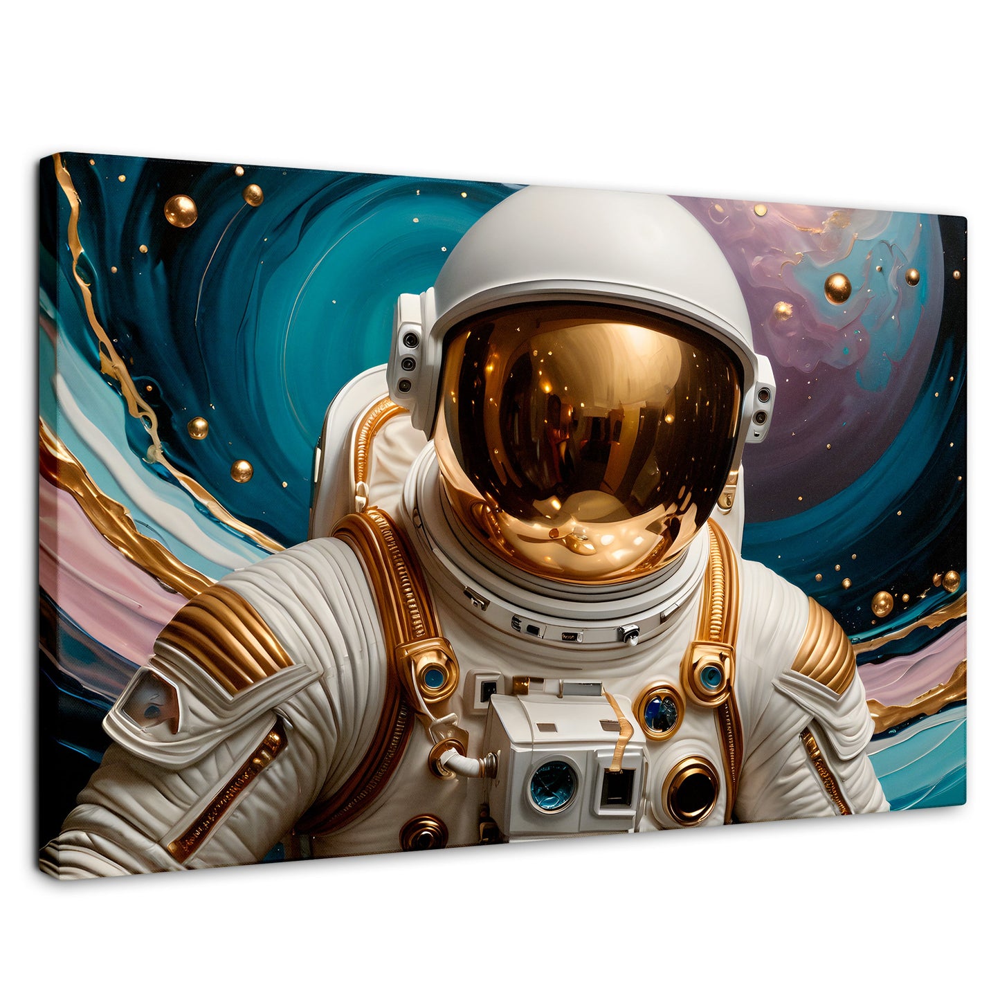 Cuadros Decorativos Canvas Revolution | Astronauta Y Luz | Rectangular | Portada