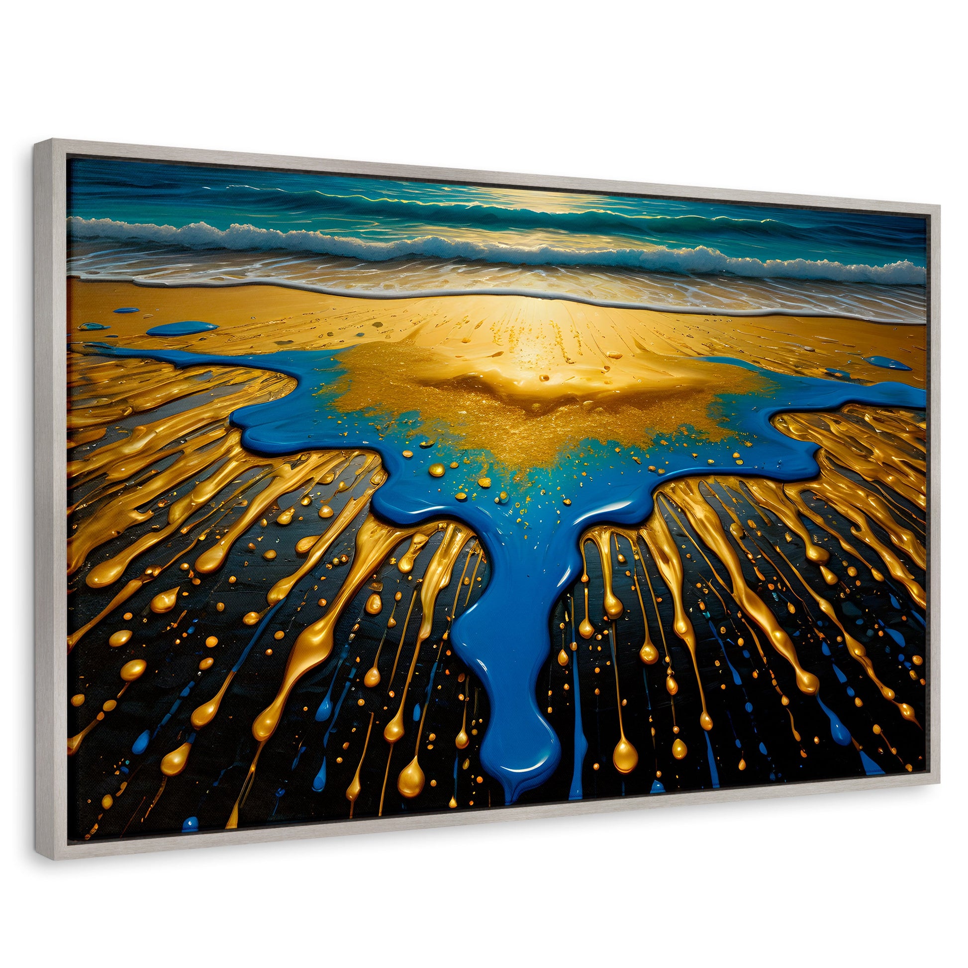 Cuadros Decorativos Canvas Revolution | Atardecer Dorado | Rectangular | Portada