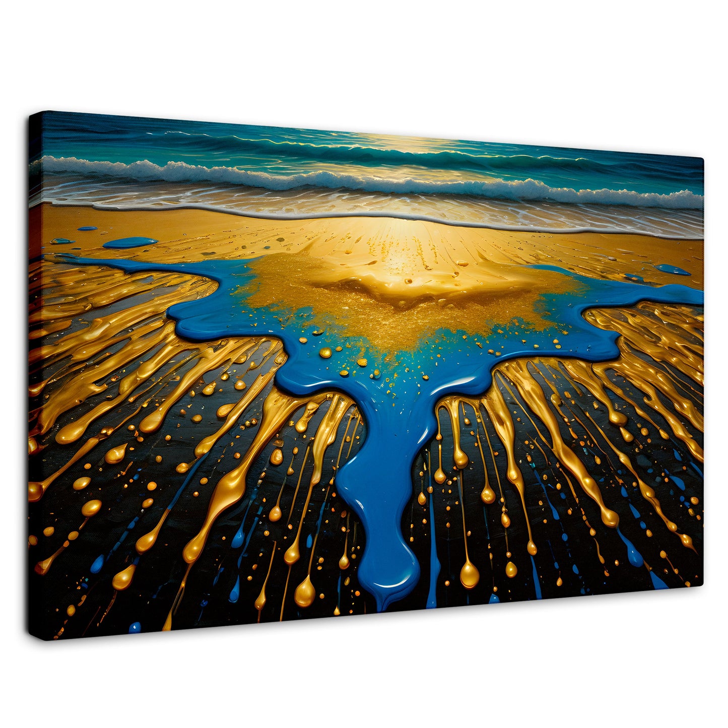 Cuadros Decorativos Canvas Revolution | Atardecer Dorado | Rectangular | Portada