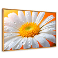 Cuadros Decorativos Canvas Revolution | Aura De Margarita | Rectangular | Portada | Marco Madera