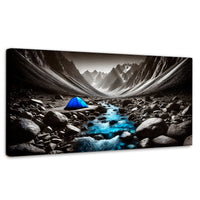 Cuadros Decorativos Canvas Revolution | Aventura Azul | Panoramico | Portada | Marco SinMarco