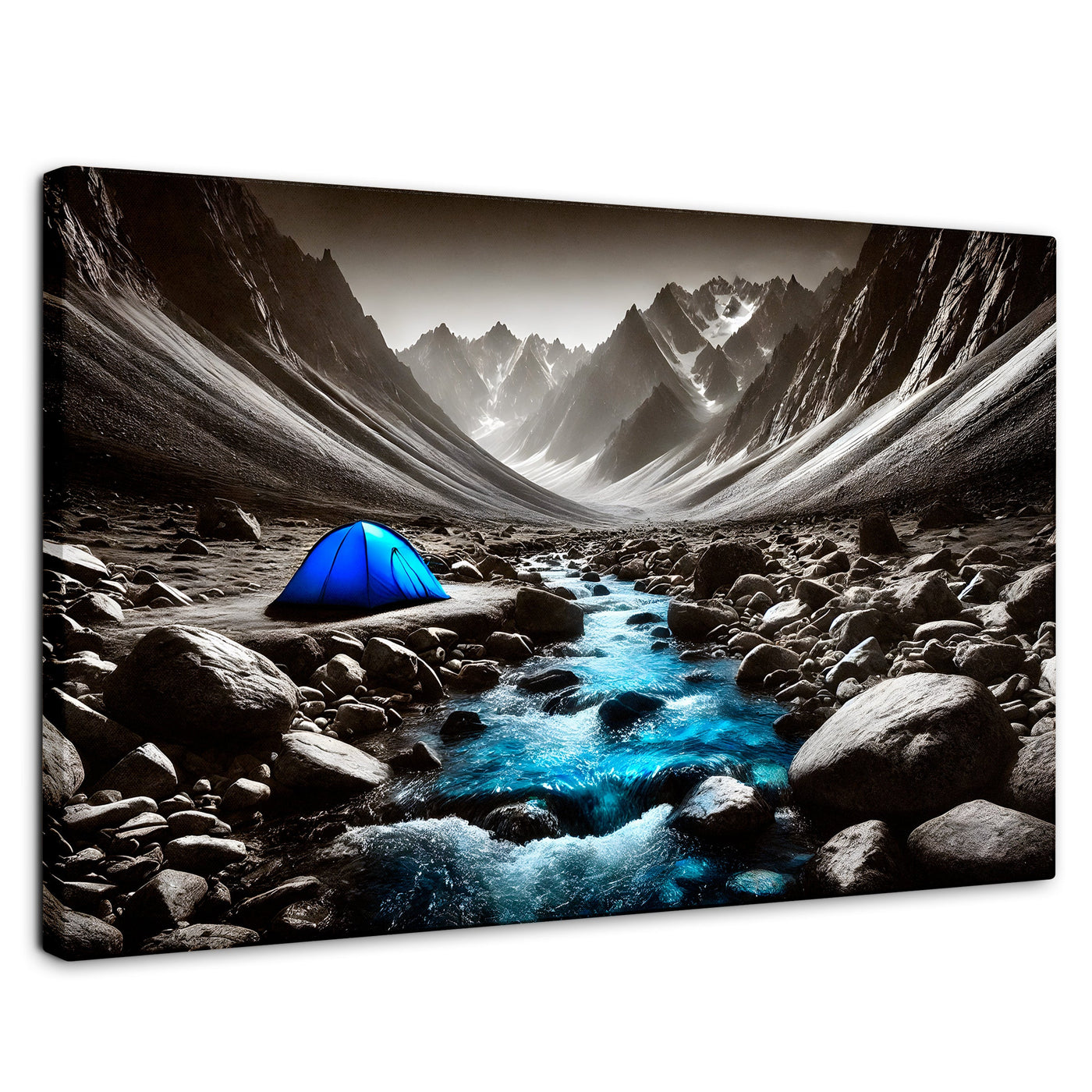 Cuadros Decorativos Canvas Revolution | Aventura Azul | Rectangular | Portada | Marco SinMarco