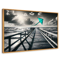 Cuadros Decorativos Canvas Revolution | Aventura En Viento | Rectangular | Portada | Marco Madera