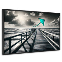 Cuadros Decorativos Canvas Revolution | Aventura En Viento | Rectangular | Portada | Marco Negro