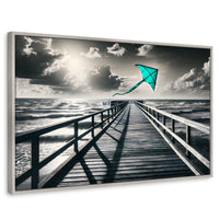 Cuadros Decorativos Canvas Revolution | Aventura En Viento | Rectangular | Portada | Marco Plateado