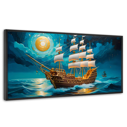 Cuadros Decorativos Canvas Revolution | Barco Del Horizonte | Panoramico | Portada