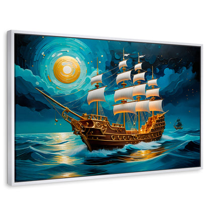 Cuadros Decorativos Canvas Revolution | Barco Del Horizonte | Rectangular | Portada