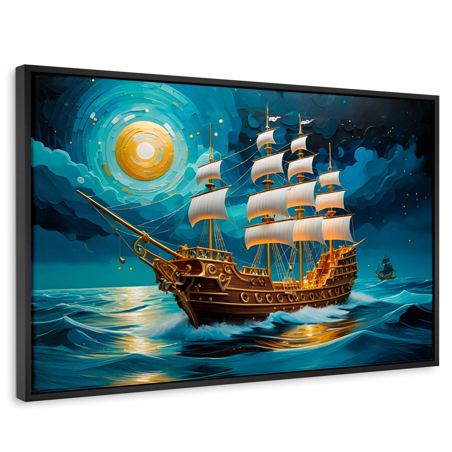 Cuadros Decorativos Canvas Revolution | Barco Del Horizonte | Rectangular | Portada