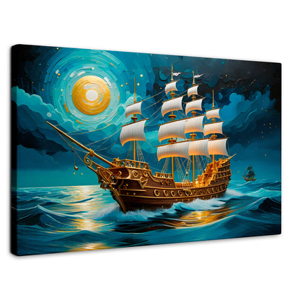 Cuadros Decorativos Canvas Revolution | Barco Del Horizonte | Rectangular | Portada