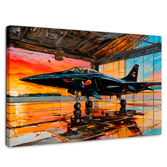 Cuadros Decorativos Canvas Revolution | Base Aerea Ocaso | Rectangular | Portada | Marco SinMarco